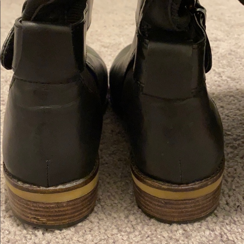 EUC Lucky Brand Leather Elastic Back Riding Boots - Picture 4 of 6